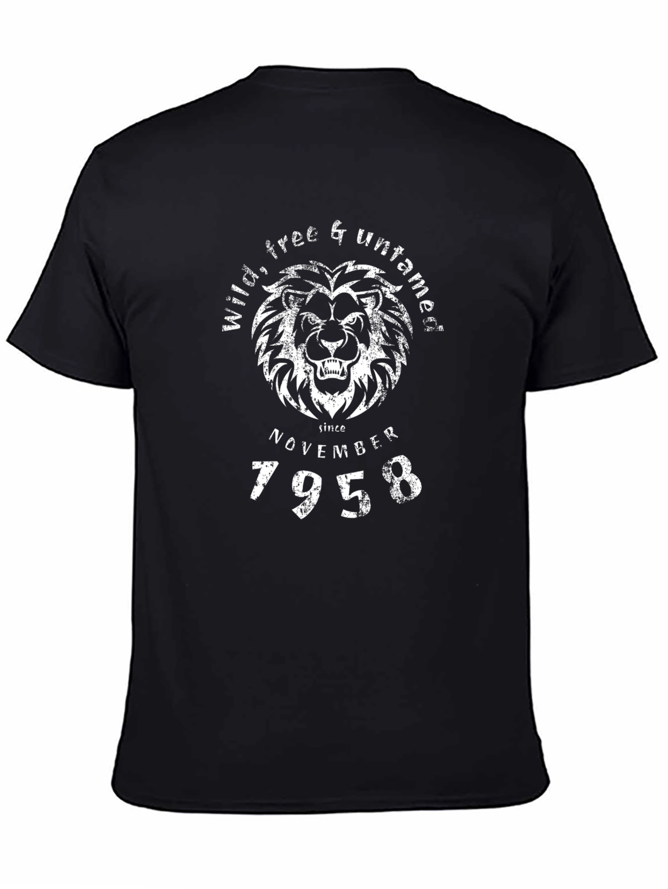 Wild Free & Untamed Lion T-Shirt - November 1958
