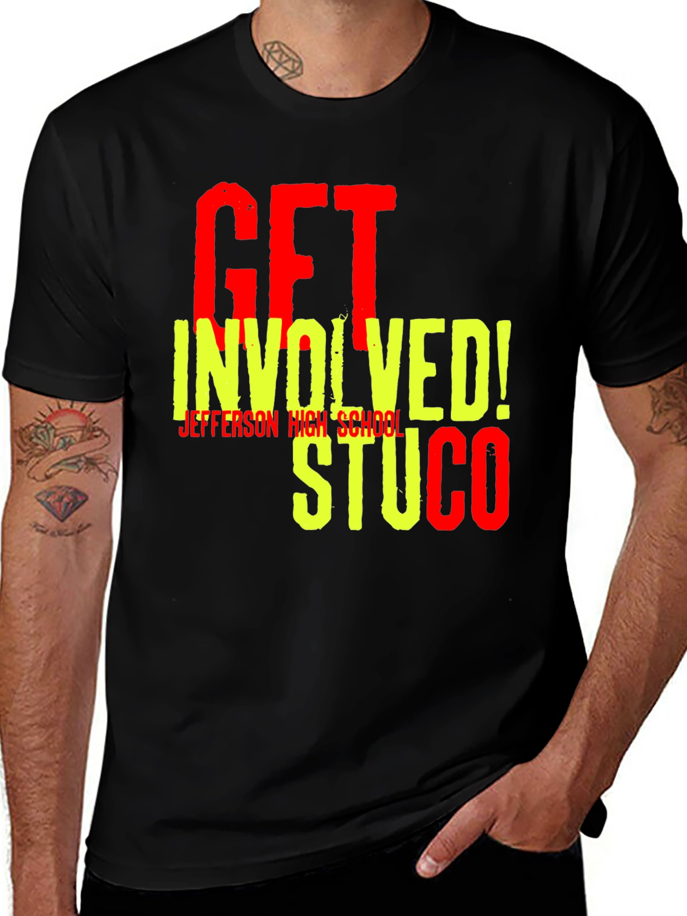 Get Involved STUCO T-Shirt - Jefferson High