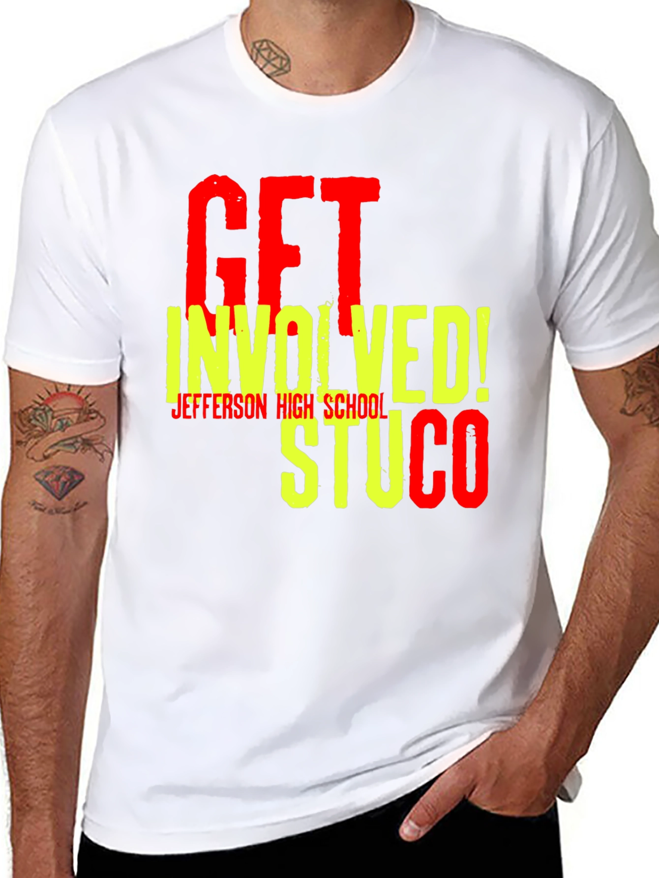 Get Involved STUCO T-Shirt - Jefferson High
