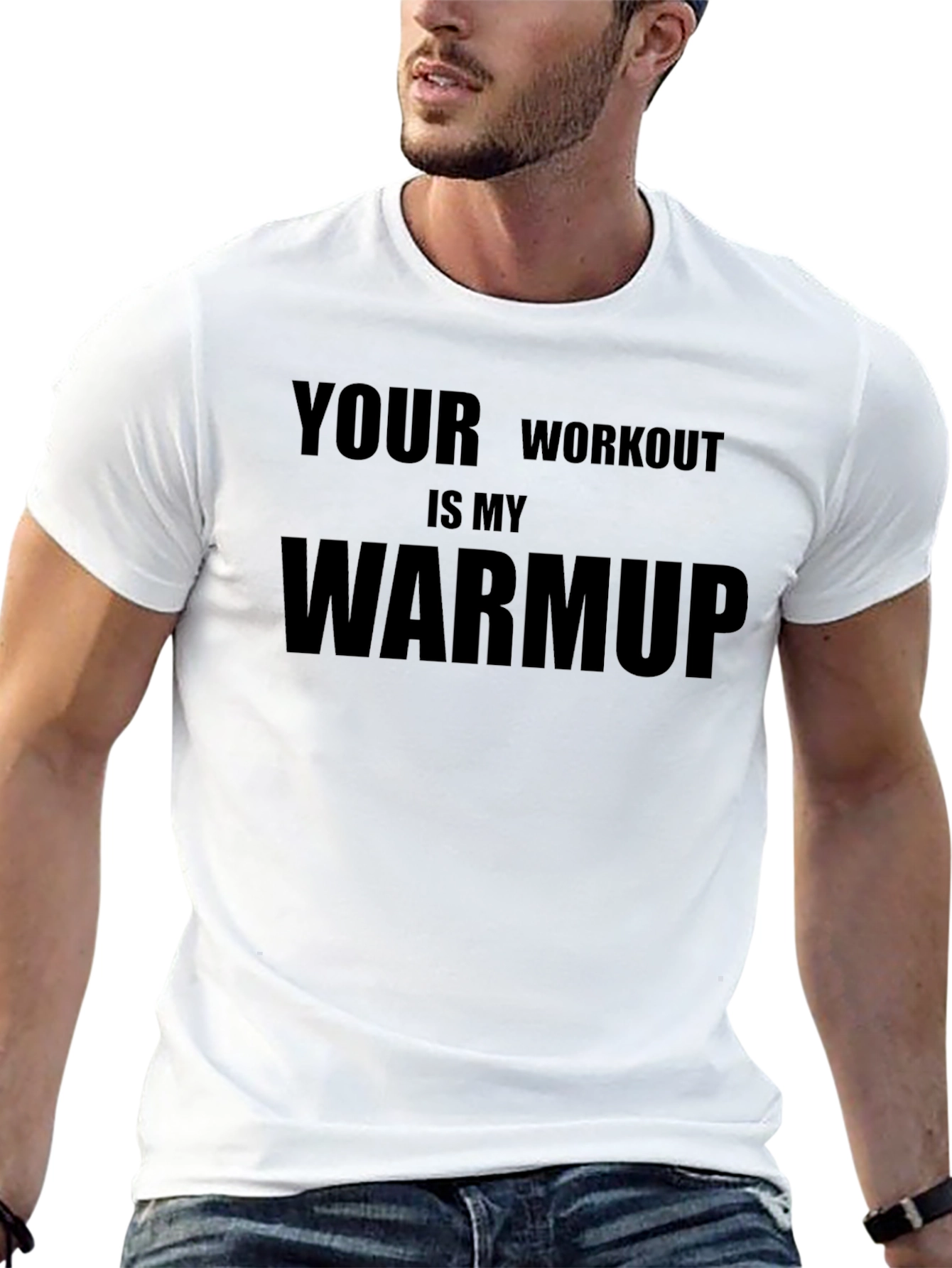 Workout Warmup T-Shirt - Gym Fitness Apparel