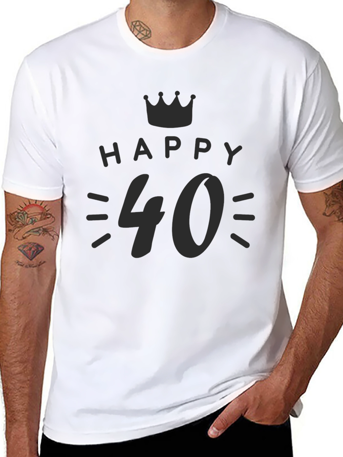 Happy 40th Birthday T-Shirt - Unisex