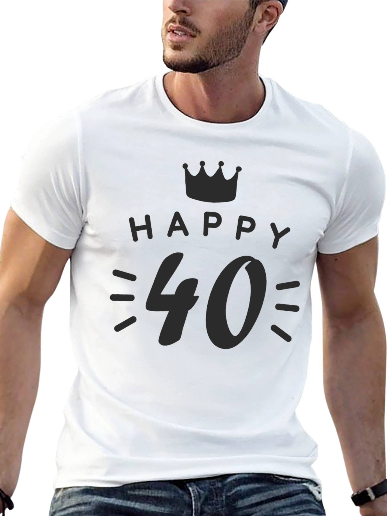 Happy 40th Birthday T-Shirt - Unisex