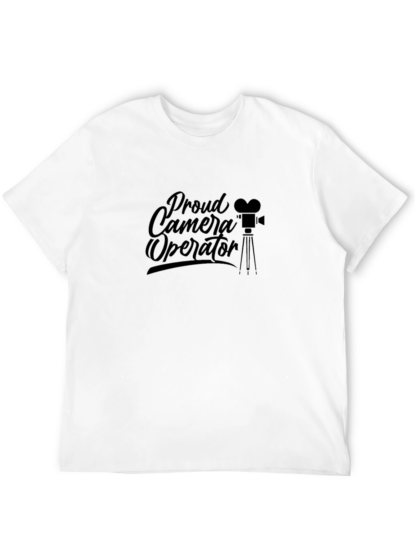 Proud Camera Operator Black T-Shirt