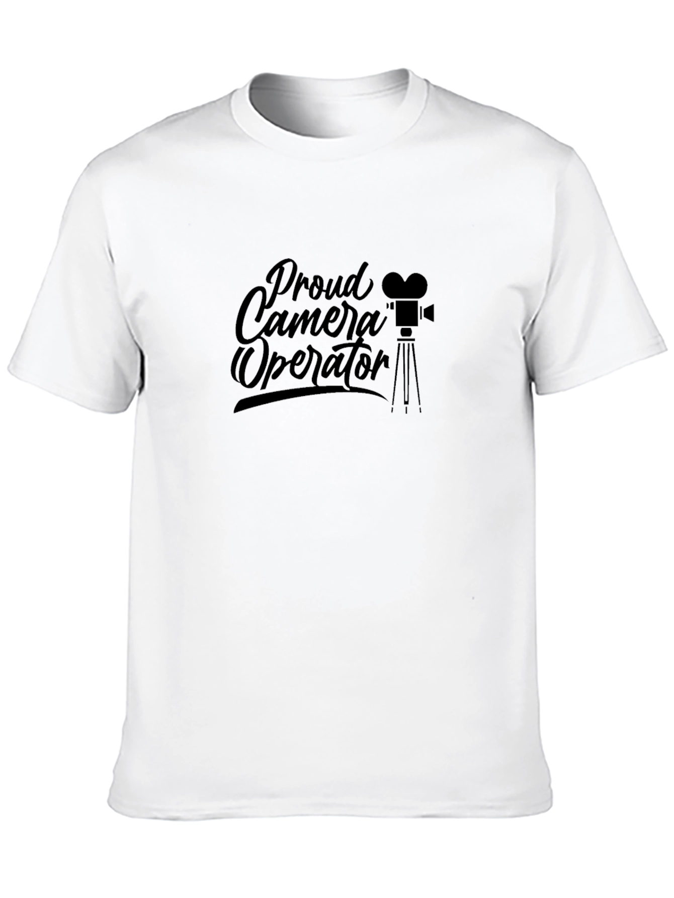 Proud Camera Operator Black T-Shirt