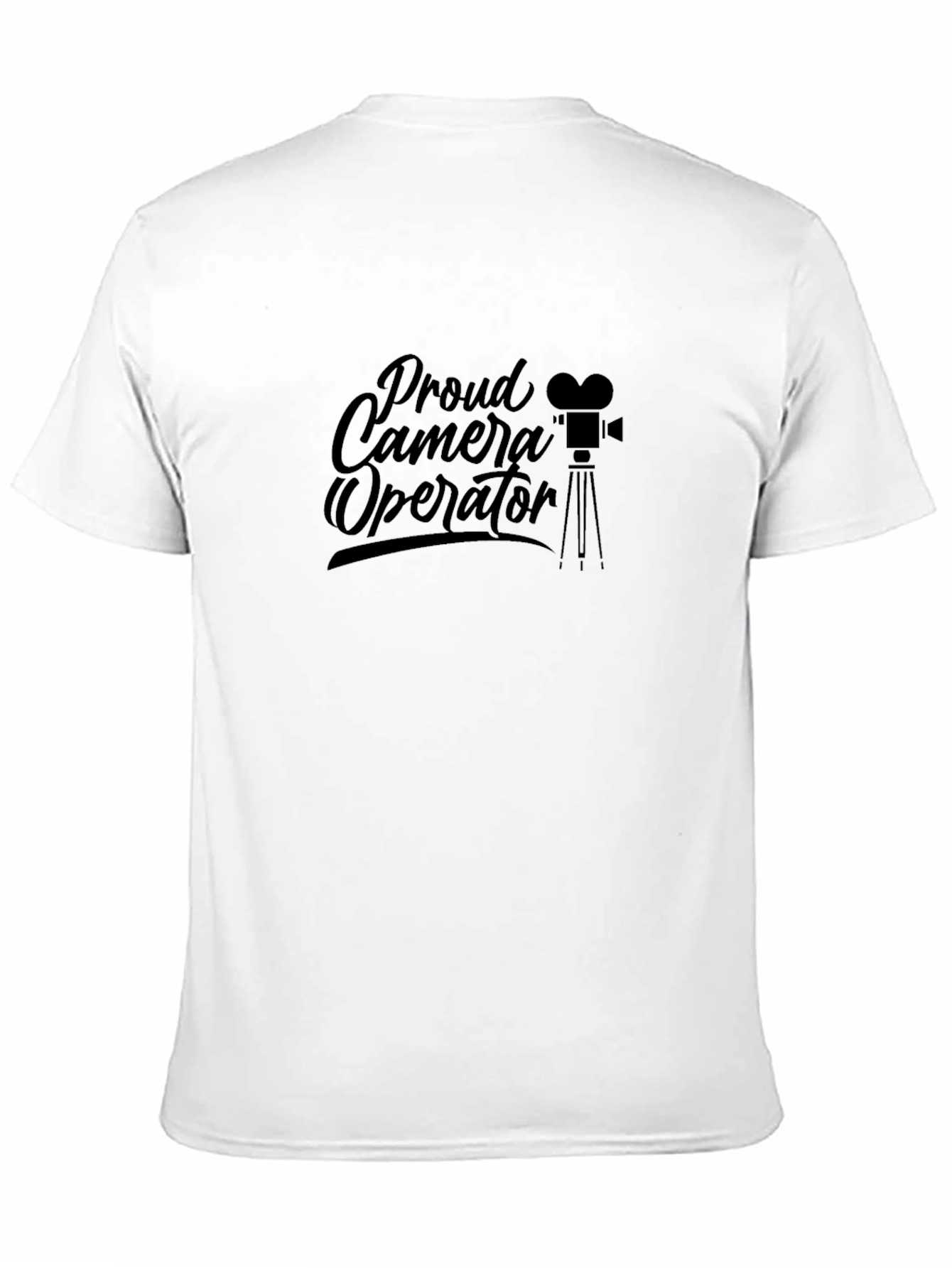 Proud Camera Operator Black T-Shirt