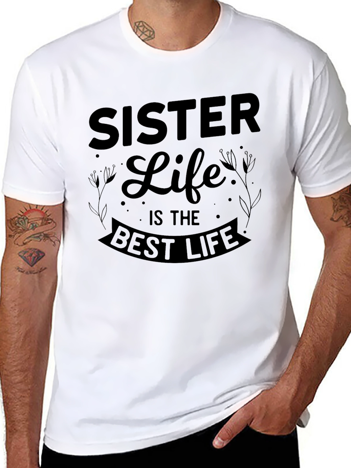 Sister Life Best Life Graphic T-Shirt