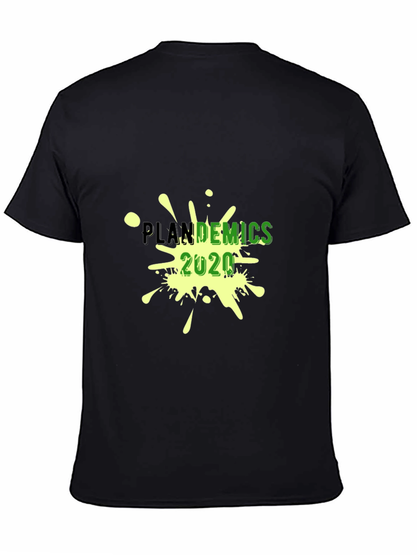 Plandemics 2020 Graphic T-Shirt - Black