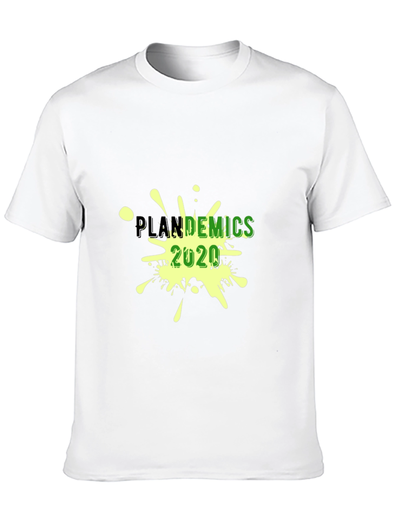 Plandemics 2020 Graphic T-Shirt - Black