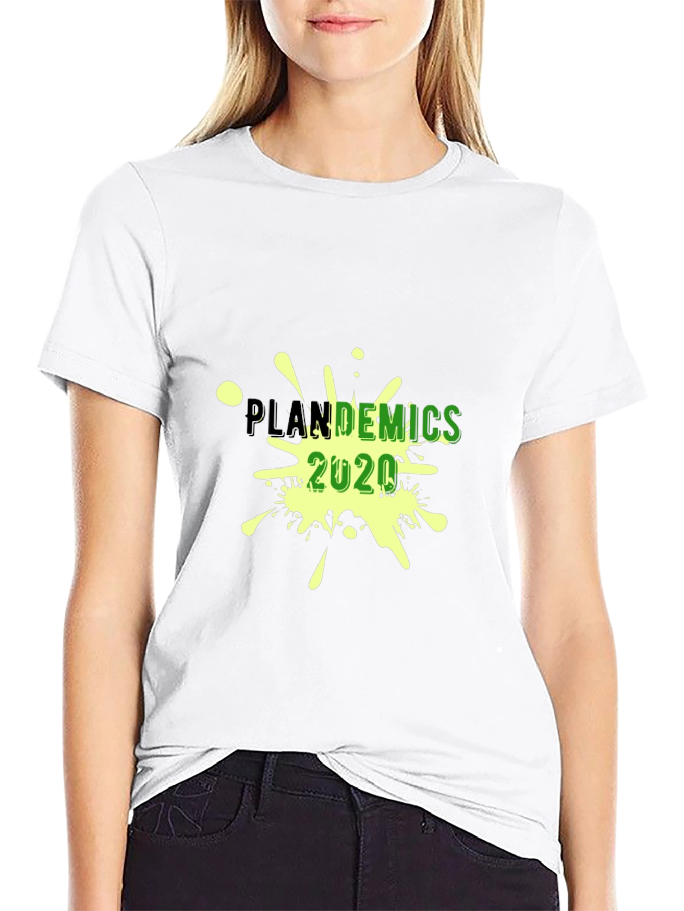Plandemics 2020 Graphic T-Shirt - Black