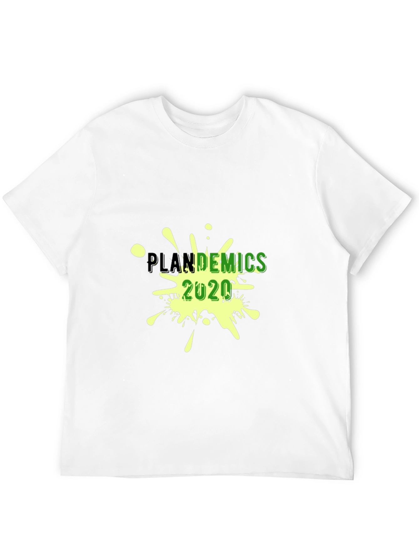 Plandemics 2020 Graphic T-Shirt - Black