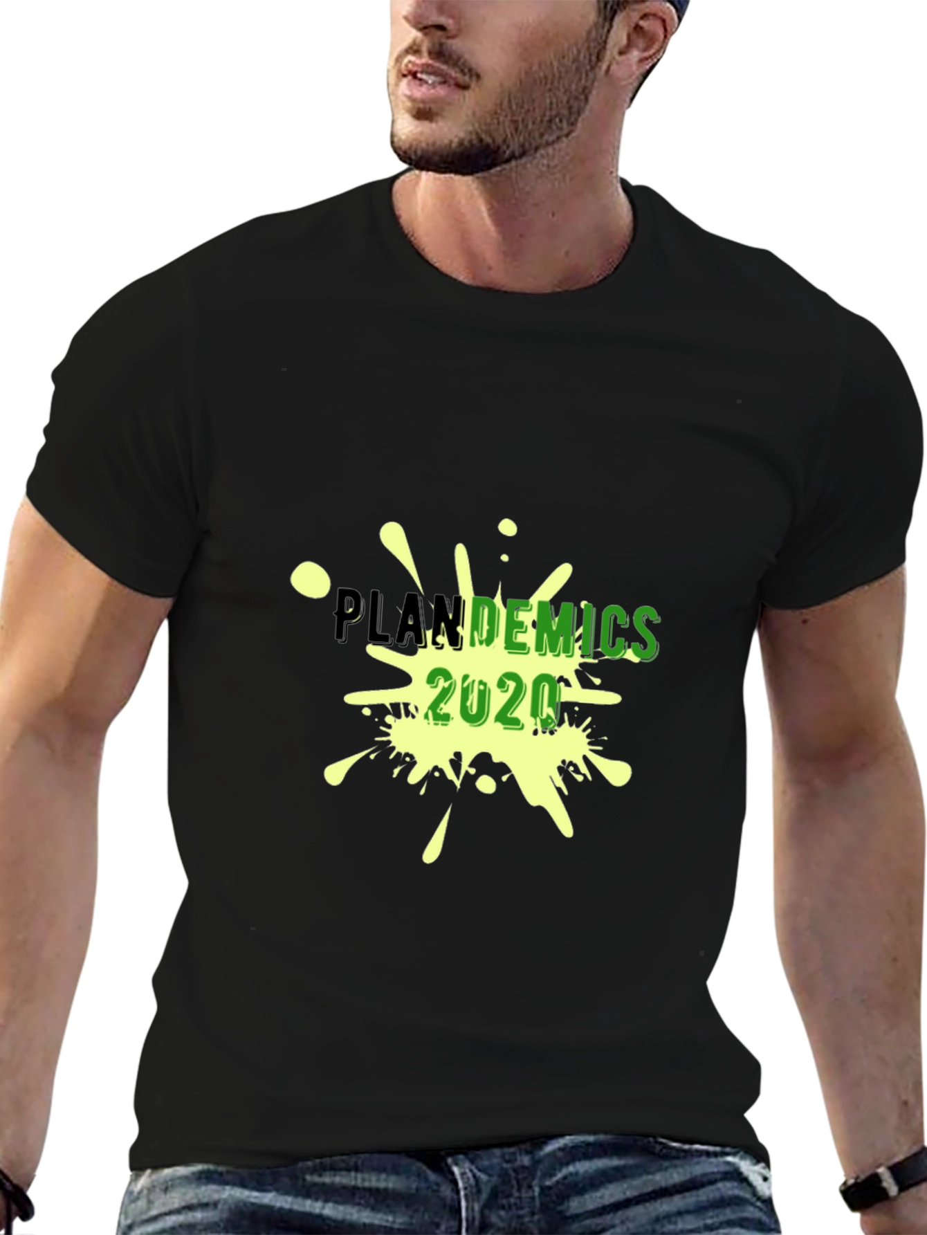 Plandemics 2020 Graphic T-Shirt - Black
