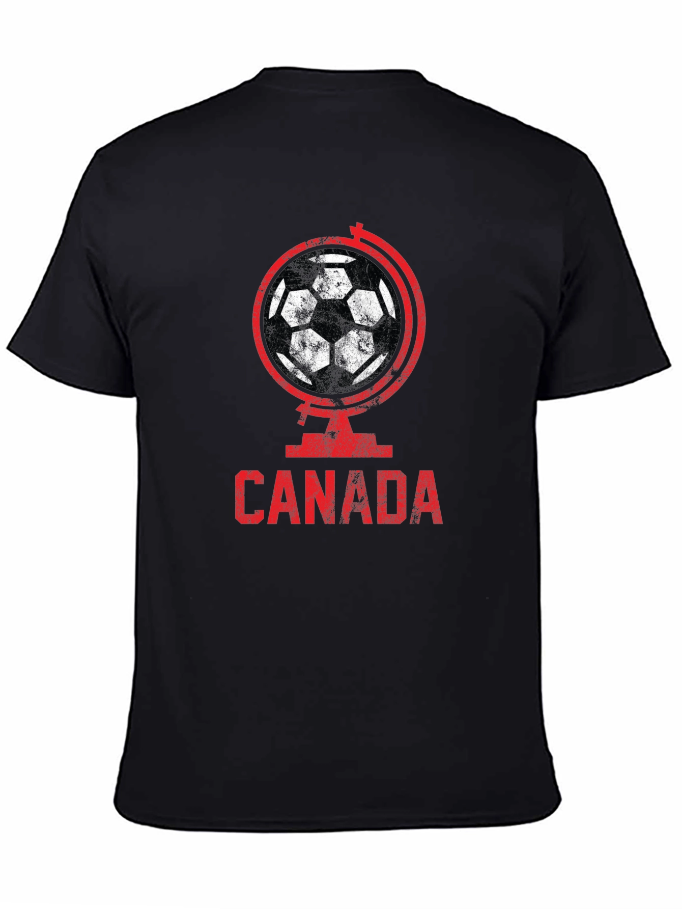 Canada Soccer Globe Graphic T-Shirt