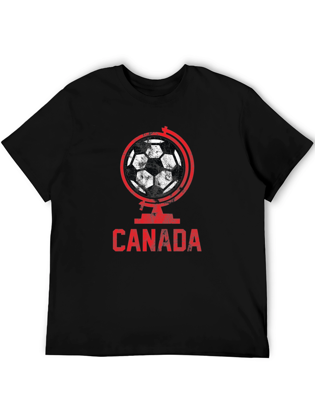 Canada Soccer Globe Graphic T-Shirt