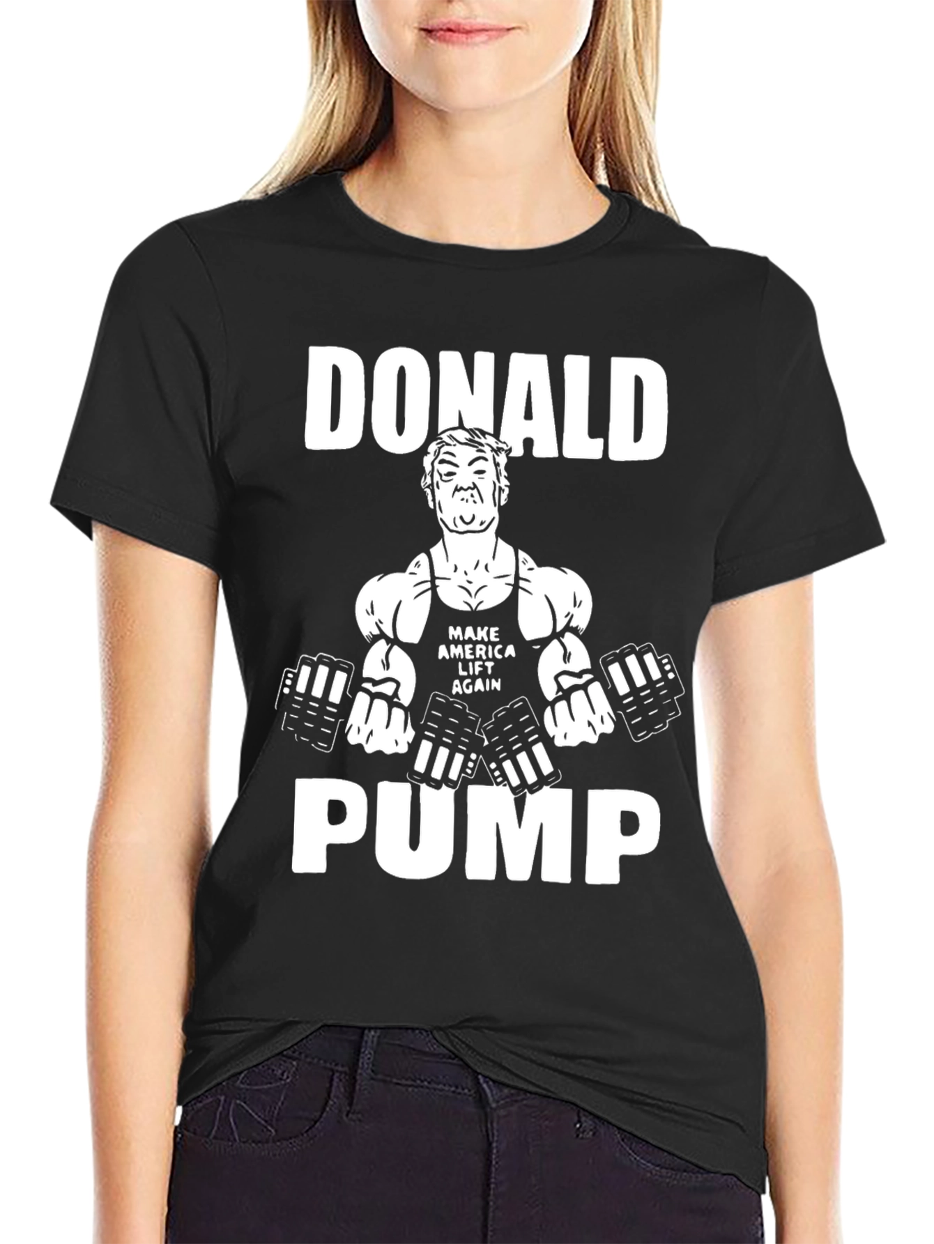 Donald Pump T-Shirt - Funny Workout Gym Tee