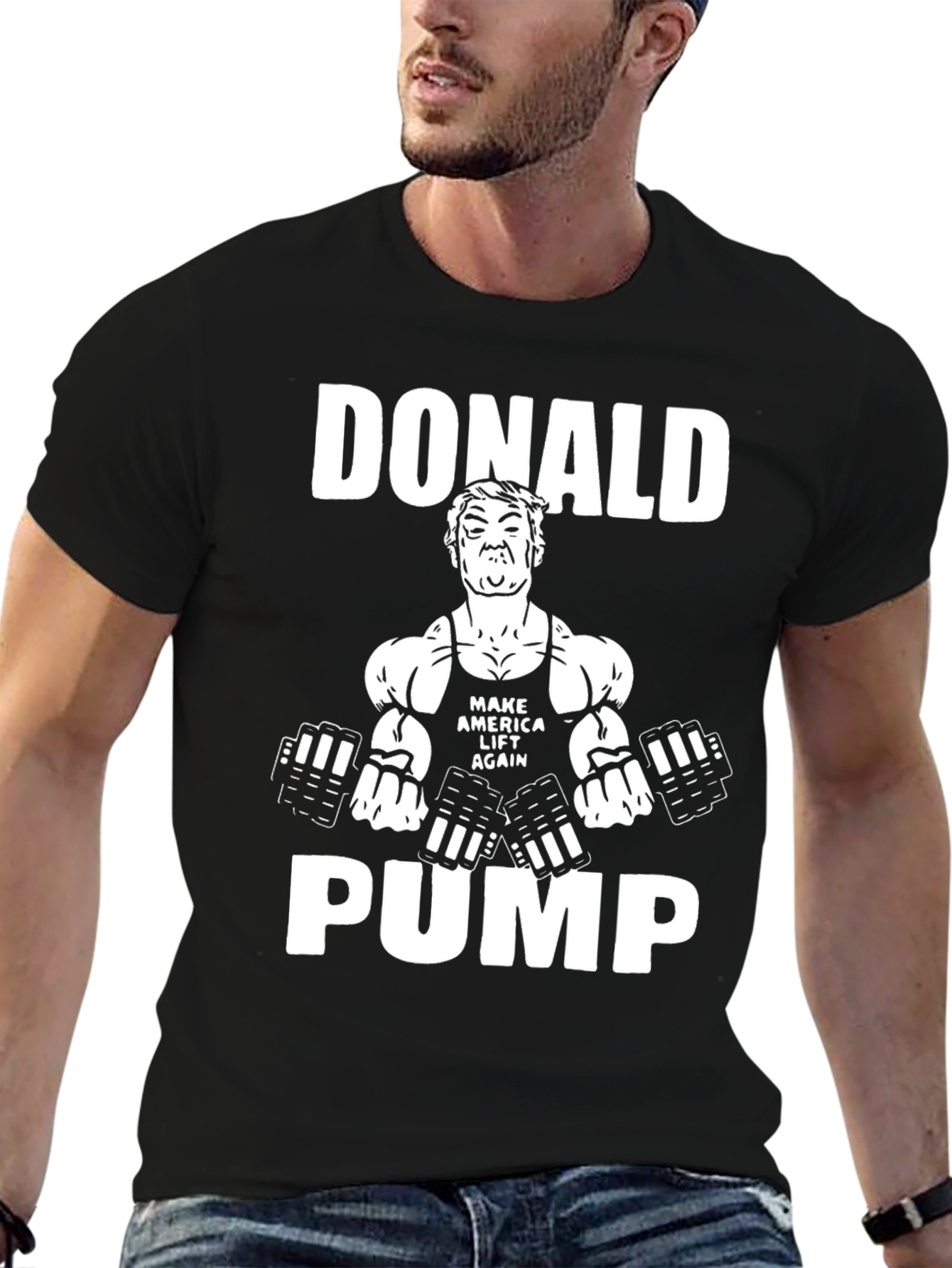 Donald Pump T-Shirt - Funny Workout Gym Tee