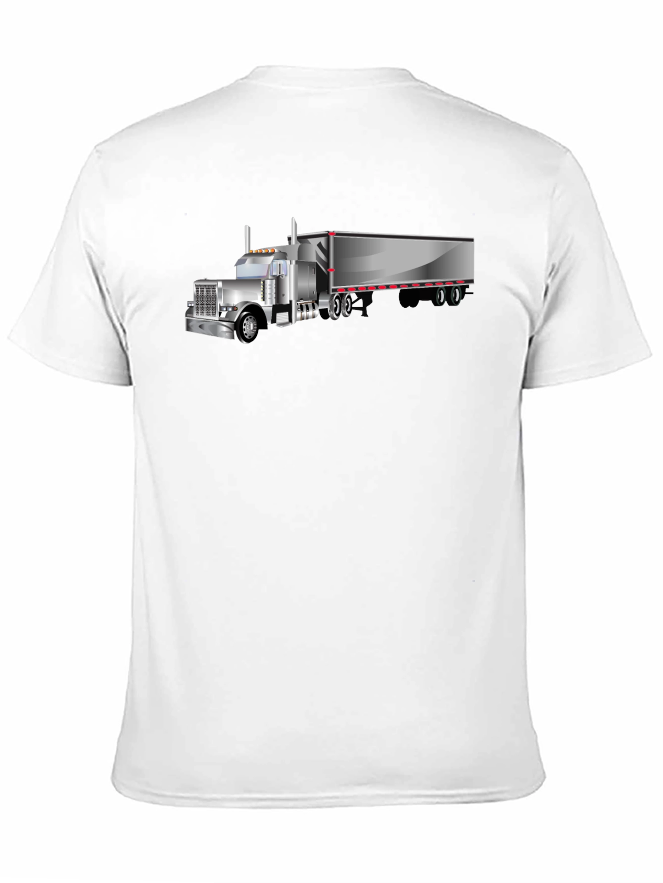 Trucker Tee - Classic Black Truck Graphic T-Shirt