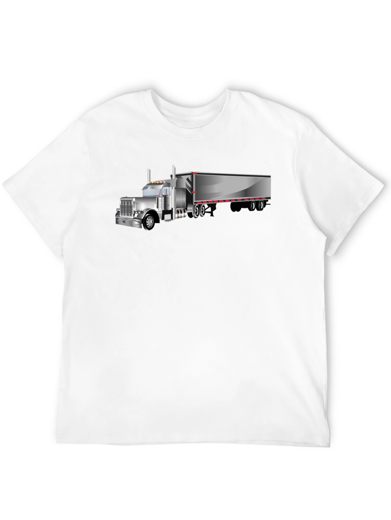 Trucker Tee - Classic Black Truck Graphic T-Shirt