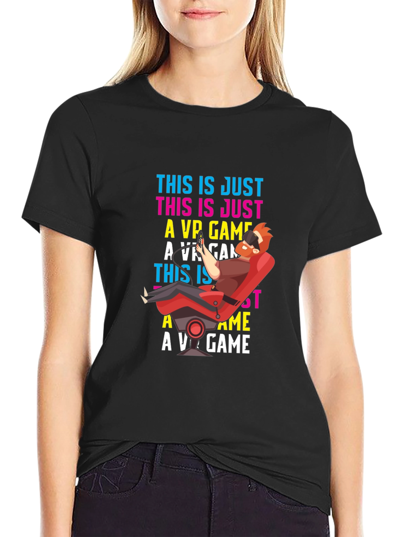 This is Just a VR Game Graphic T-Shirt