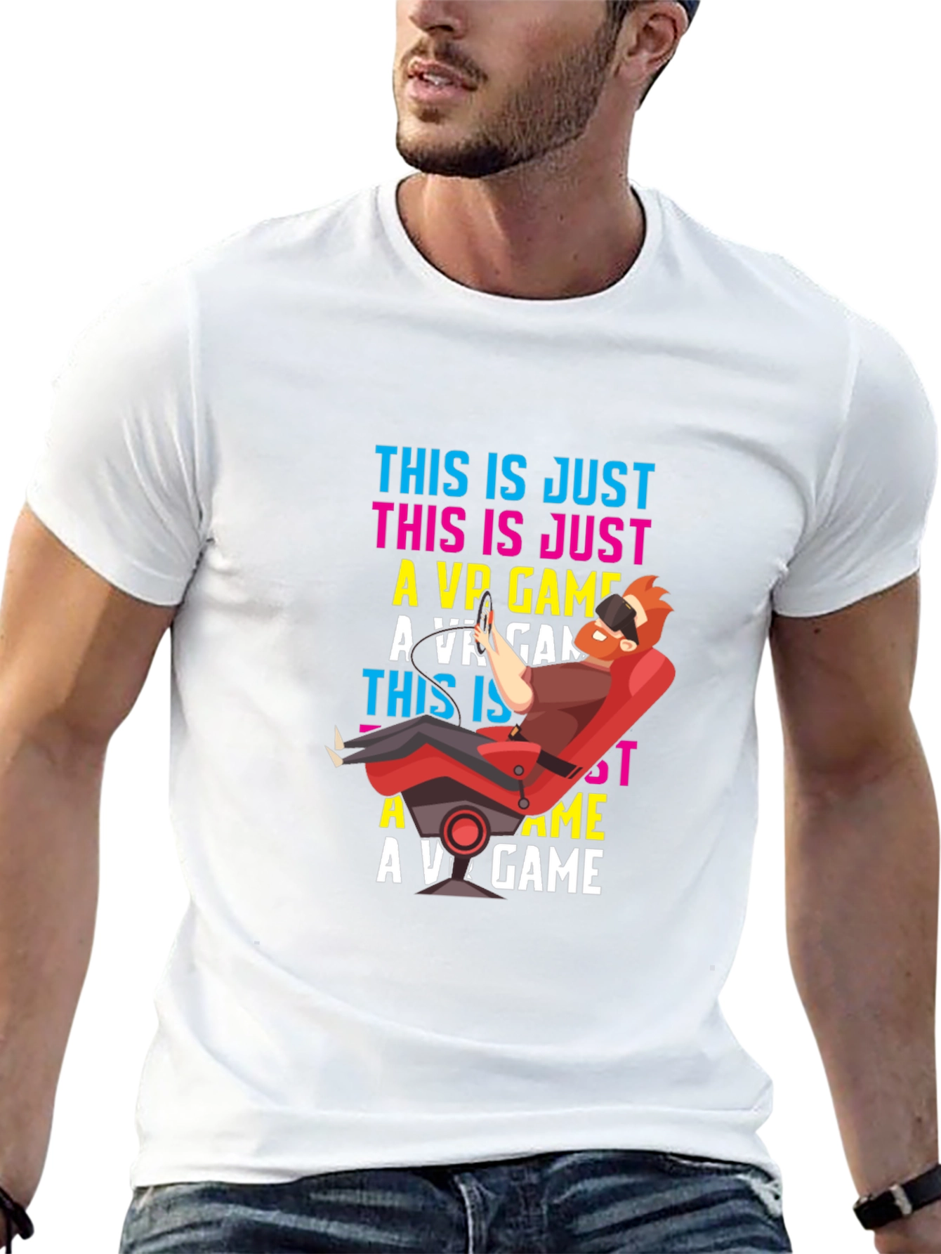 This is Just a VR Game Graphic T-Shirt