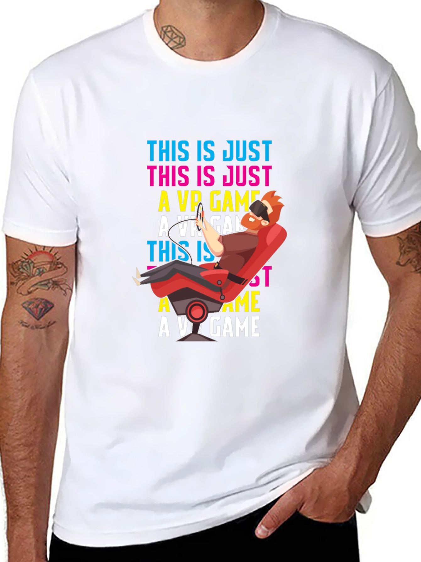 This is Just a VR Game Graphic T-Shirt