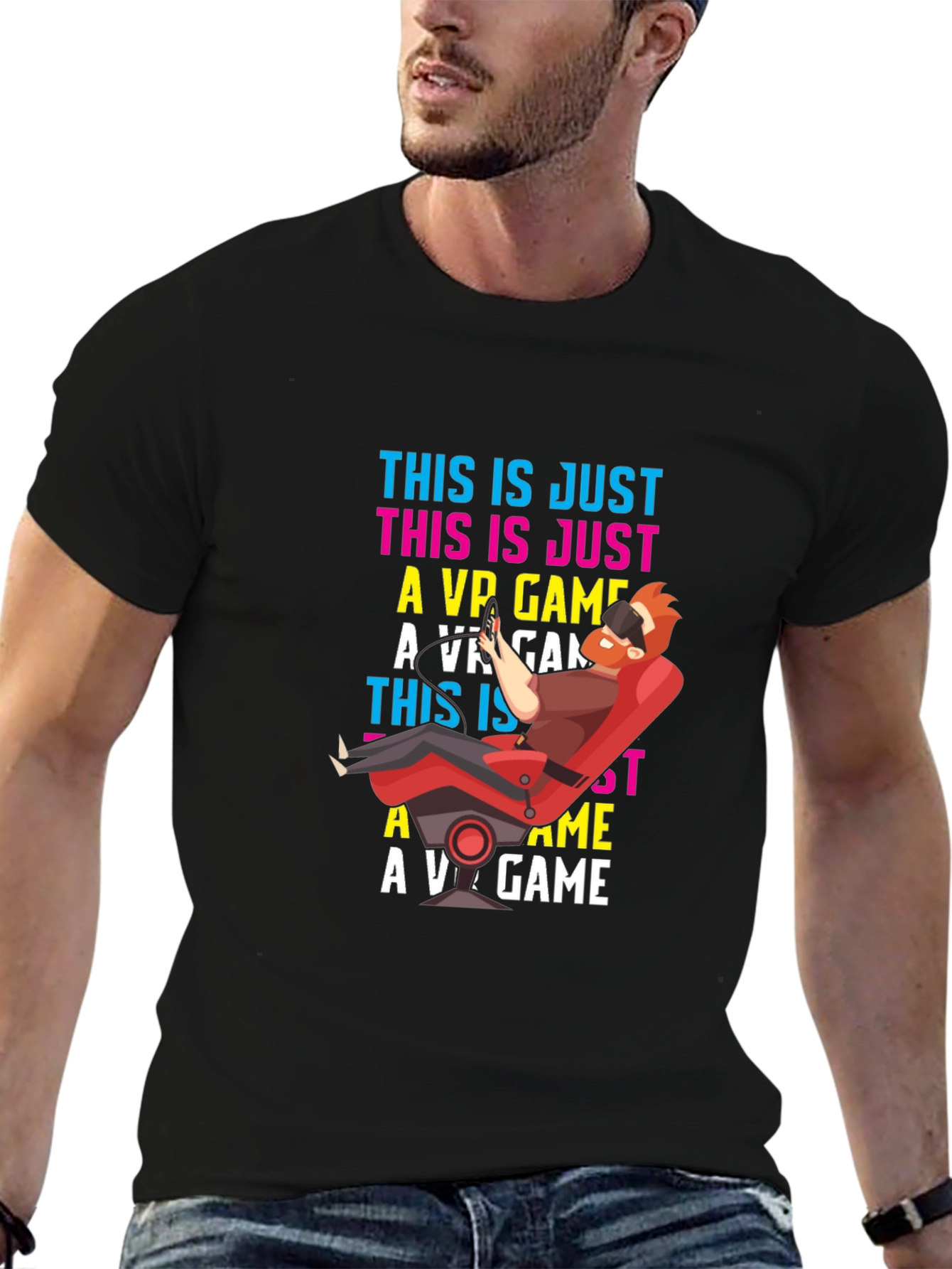 This is Just a VR Game Graphic T-Shirt