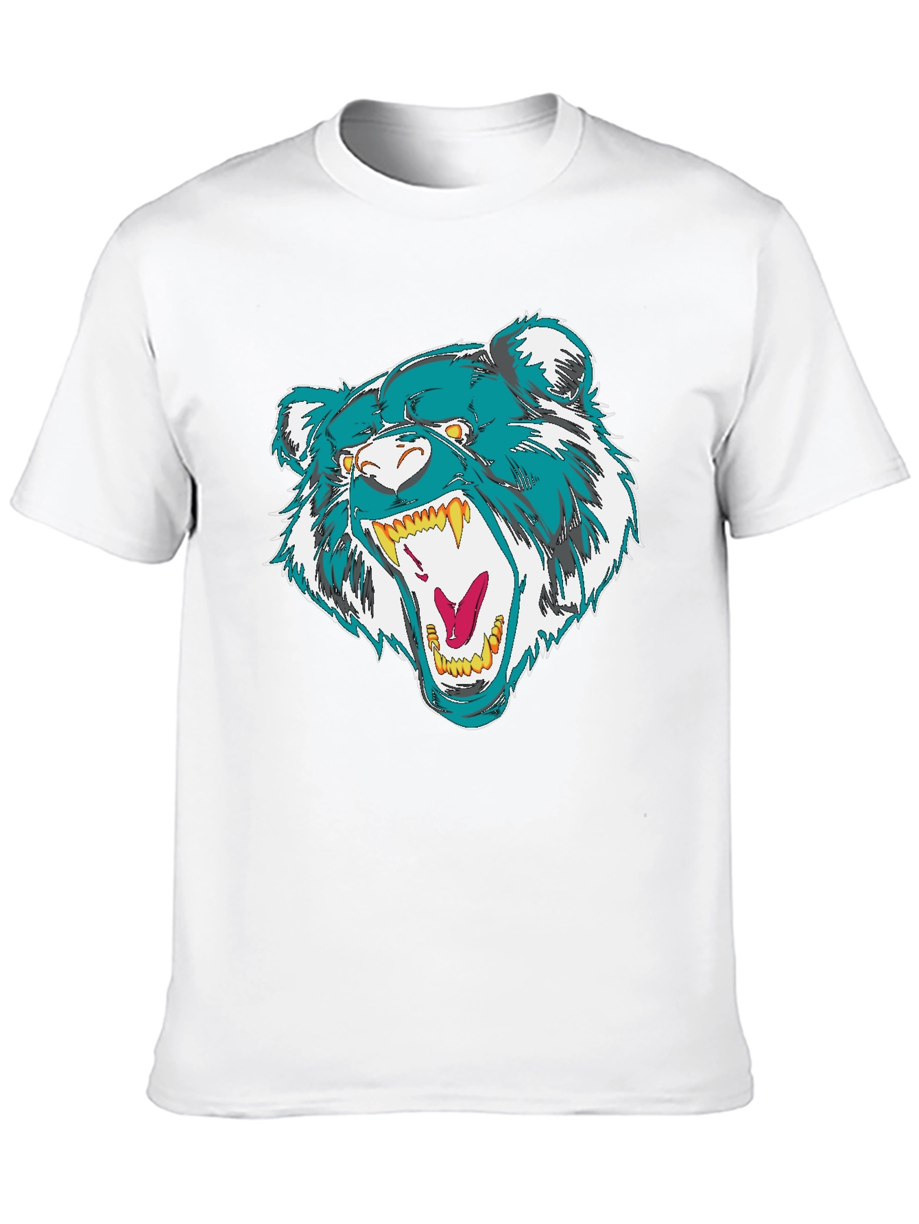 Bold Bear Graphic Black T-Shirt