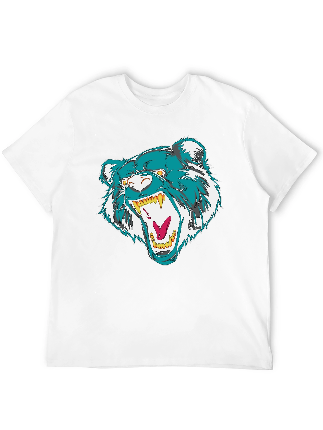 Bold Bear Graphic Black T-Shirt