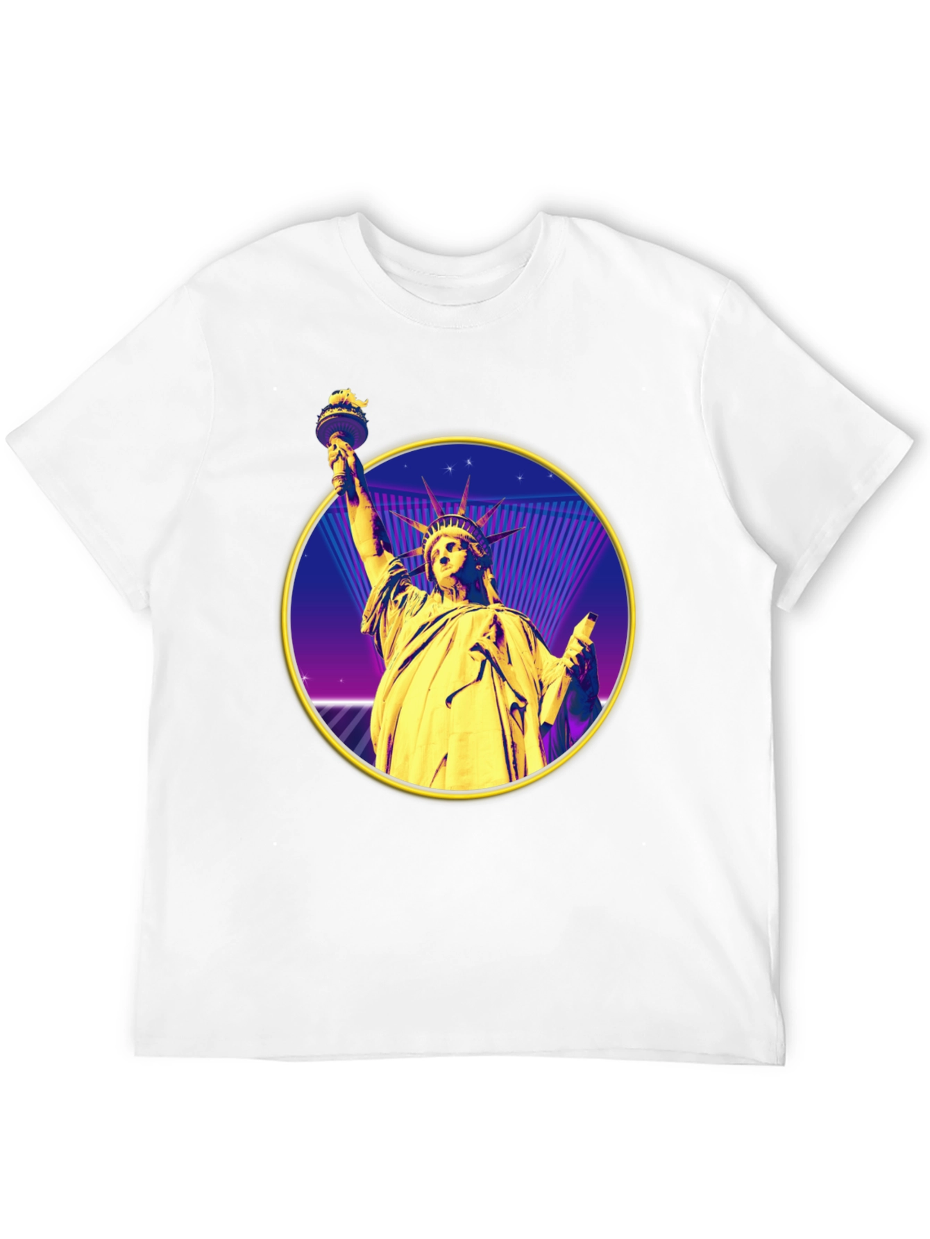 Statue of Liberty Retro Graphic Tee