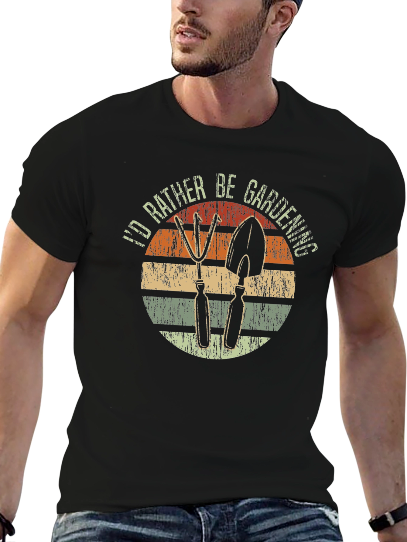 Gardening T-Shirt: Id Rather Be Gardening Tee