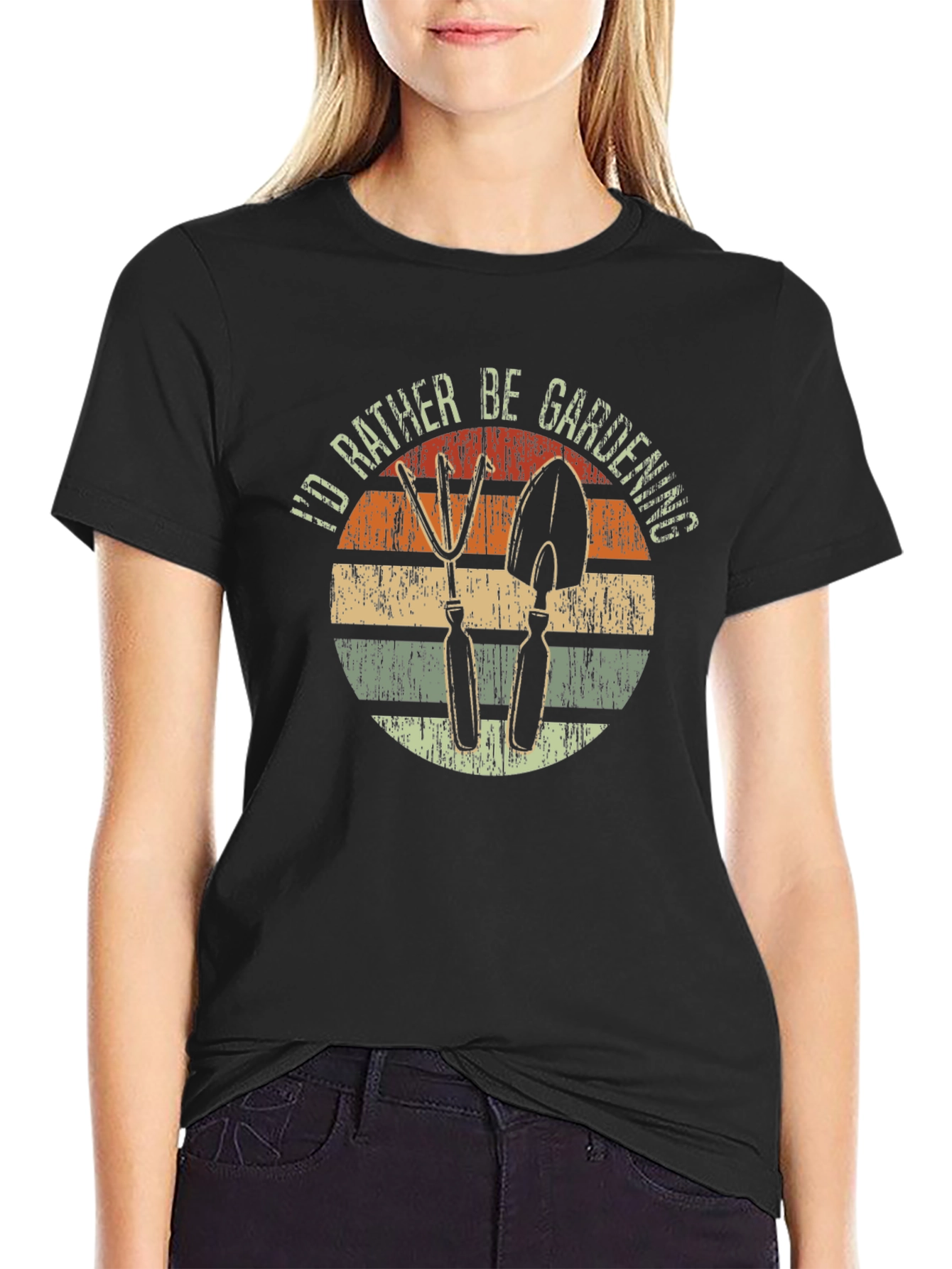 Gardening T-Shirt: Id Rather Be Gardening Tee