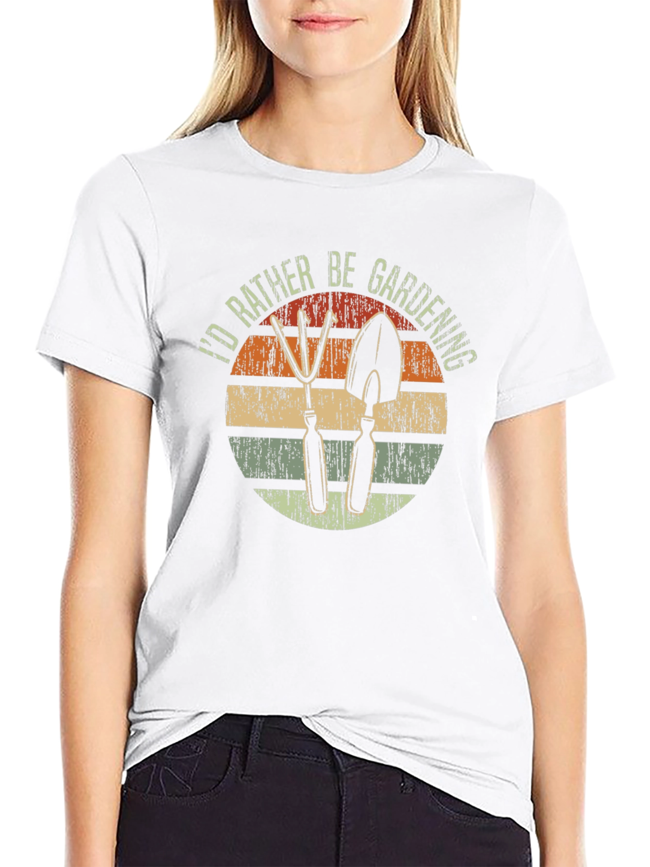 Gardening T-Shirt: Id Rather Be Gardening Tee