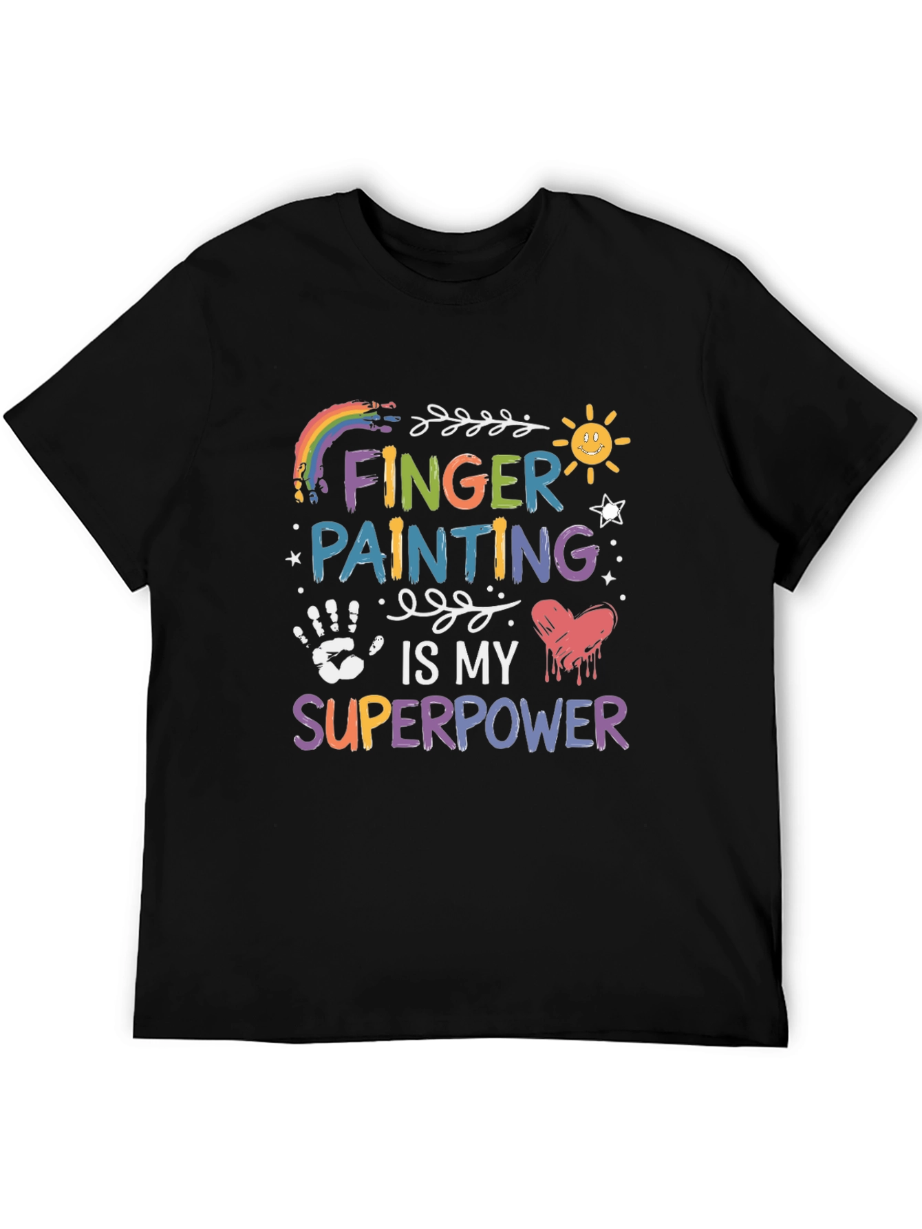 Finger Painting is My Superpower Graphic T-Shirt