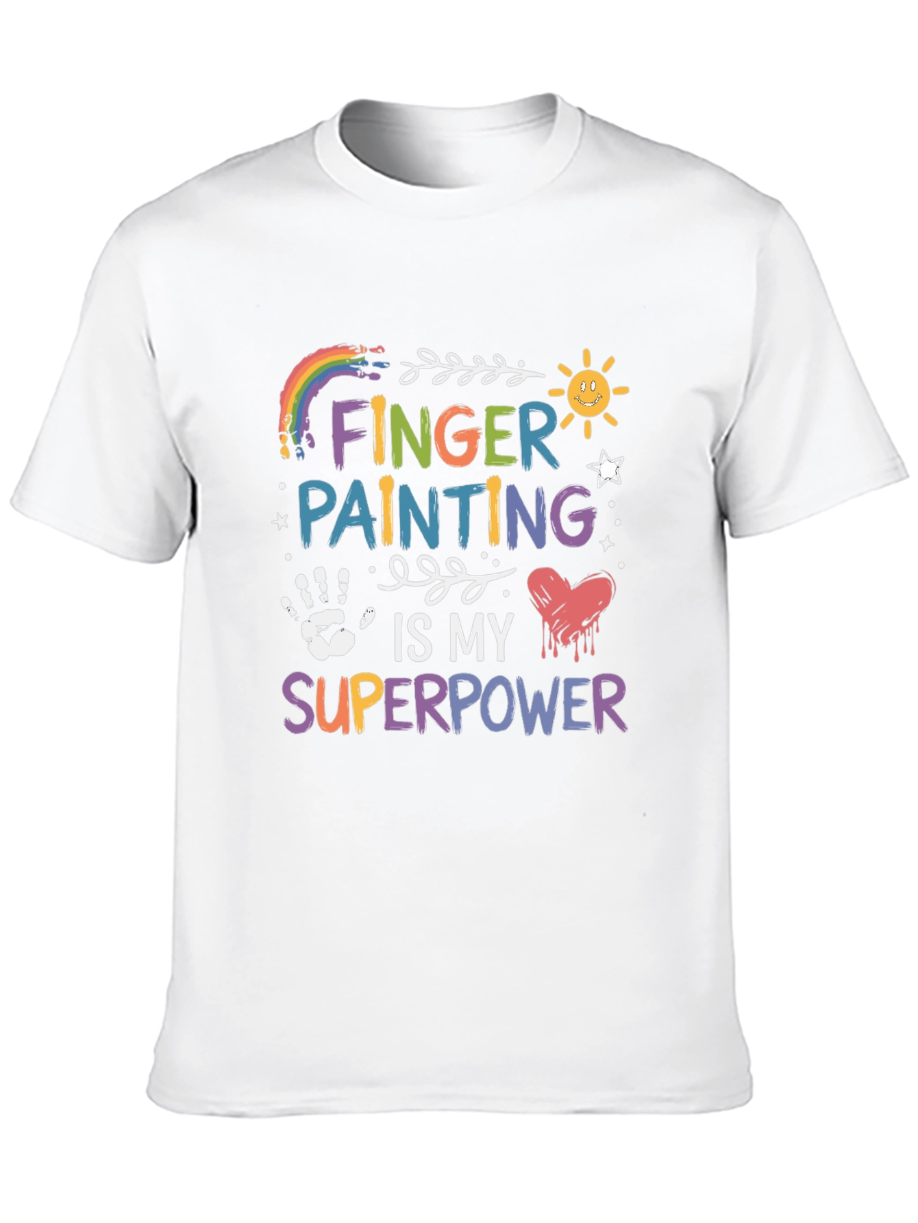 Finger Painting is My Superpower Graphic T-Shirt