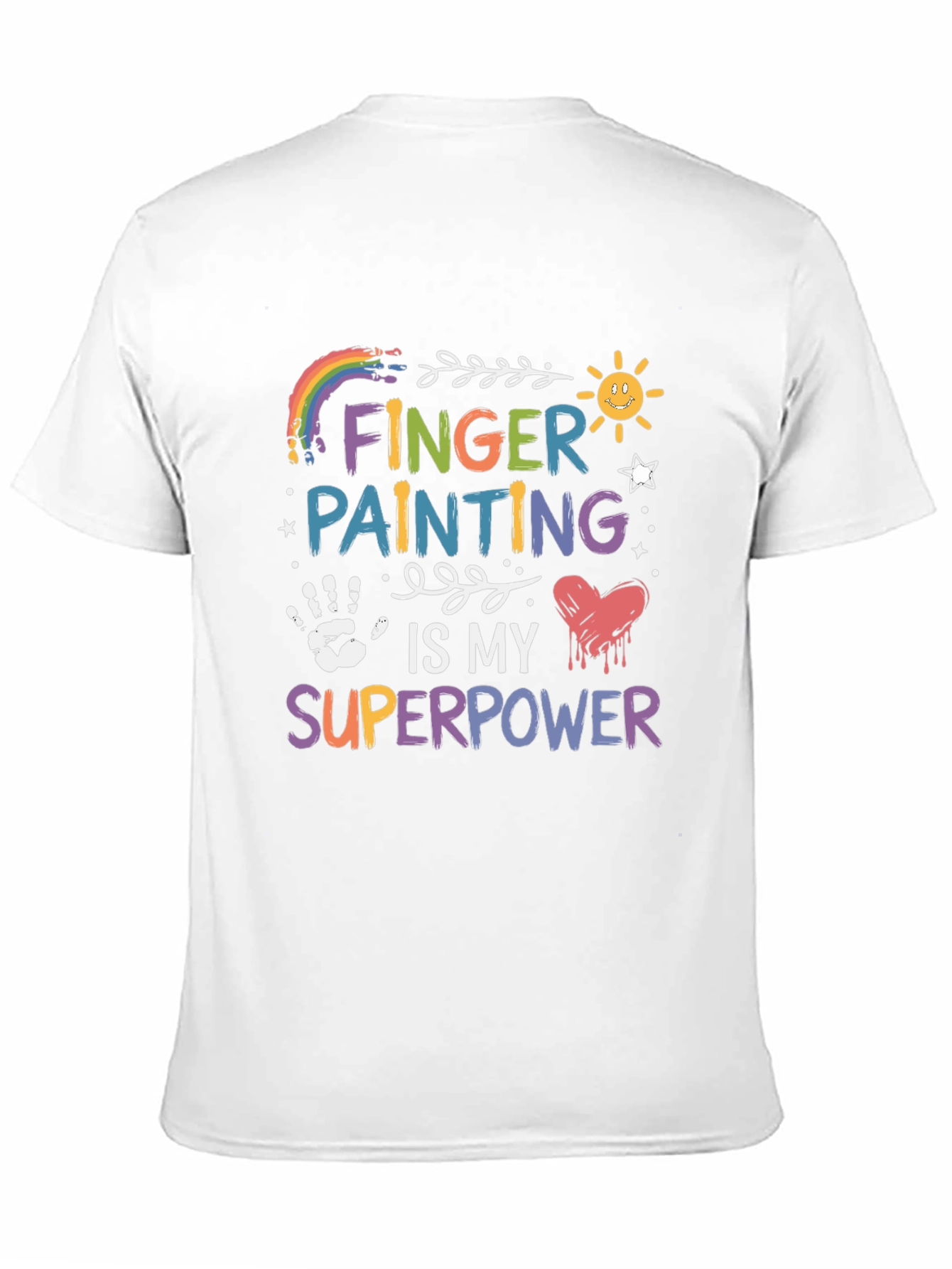 Finger Painting is My Superpower Graphic T-Shirt