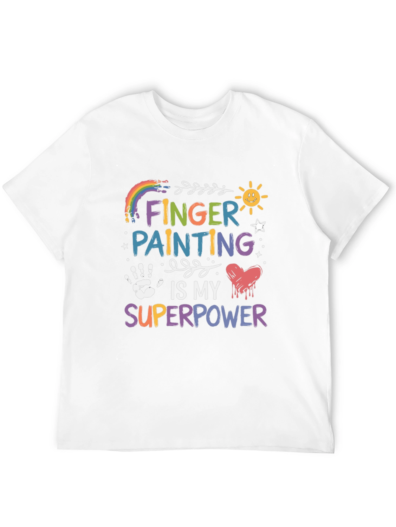Finger Painting is My Superpower Graphic T-Shirt