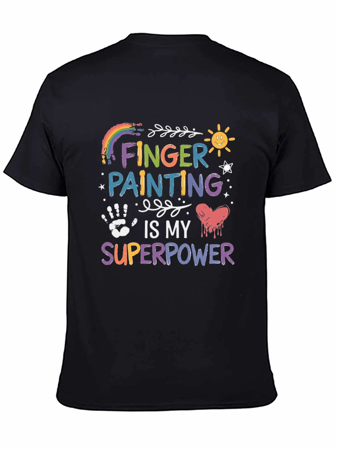 Finger Painting is My Superpower Graphic T-Shirt