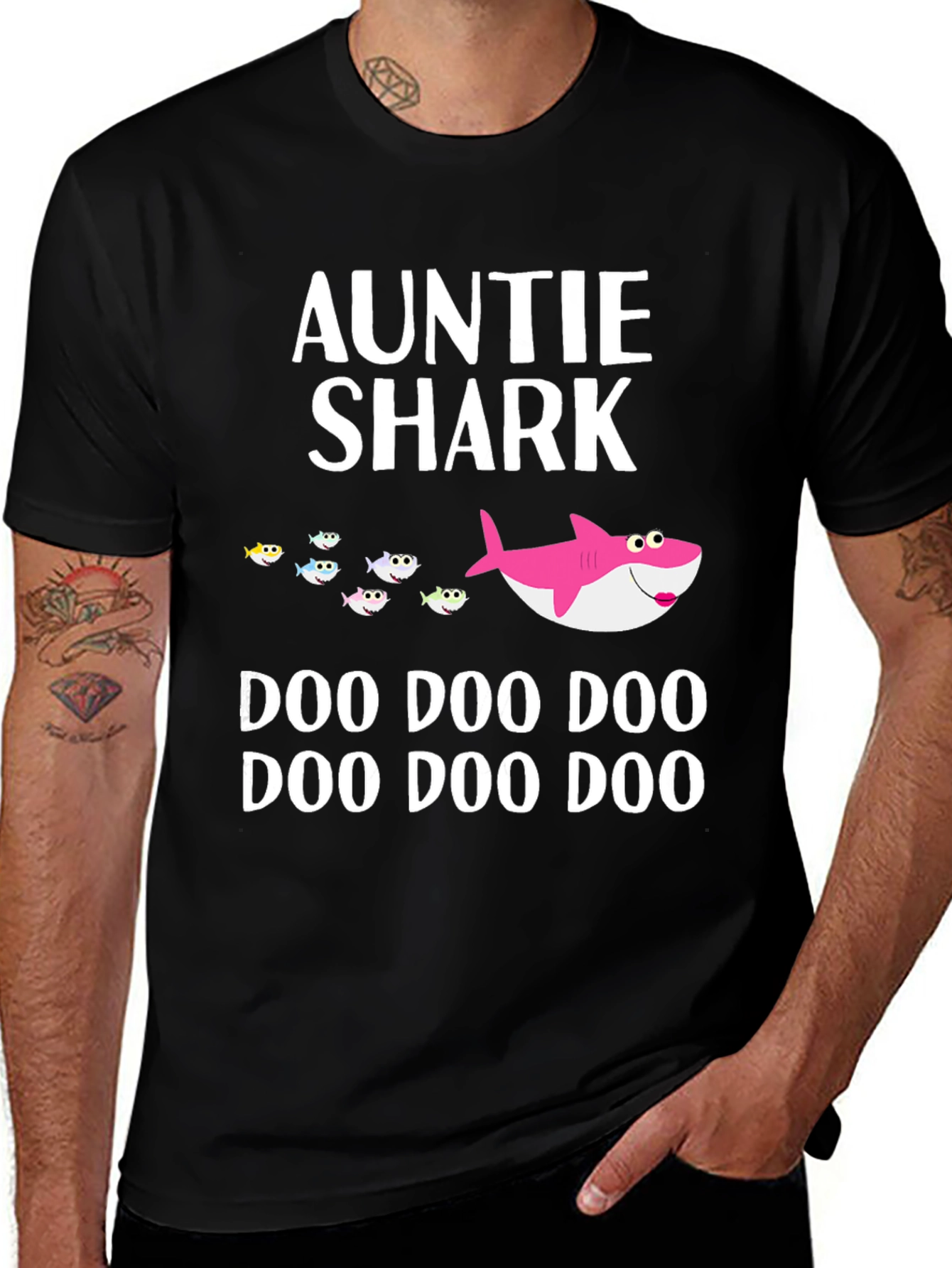 Auntie Shark Doo Doo Doo T-Shirt
