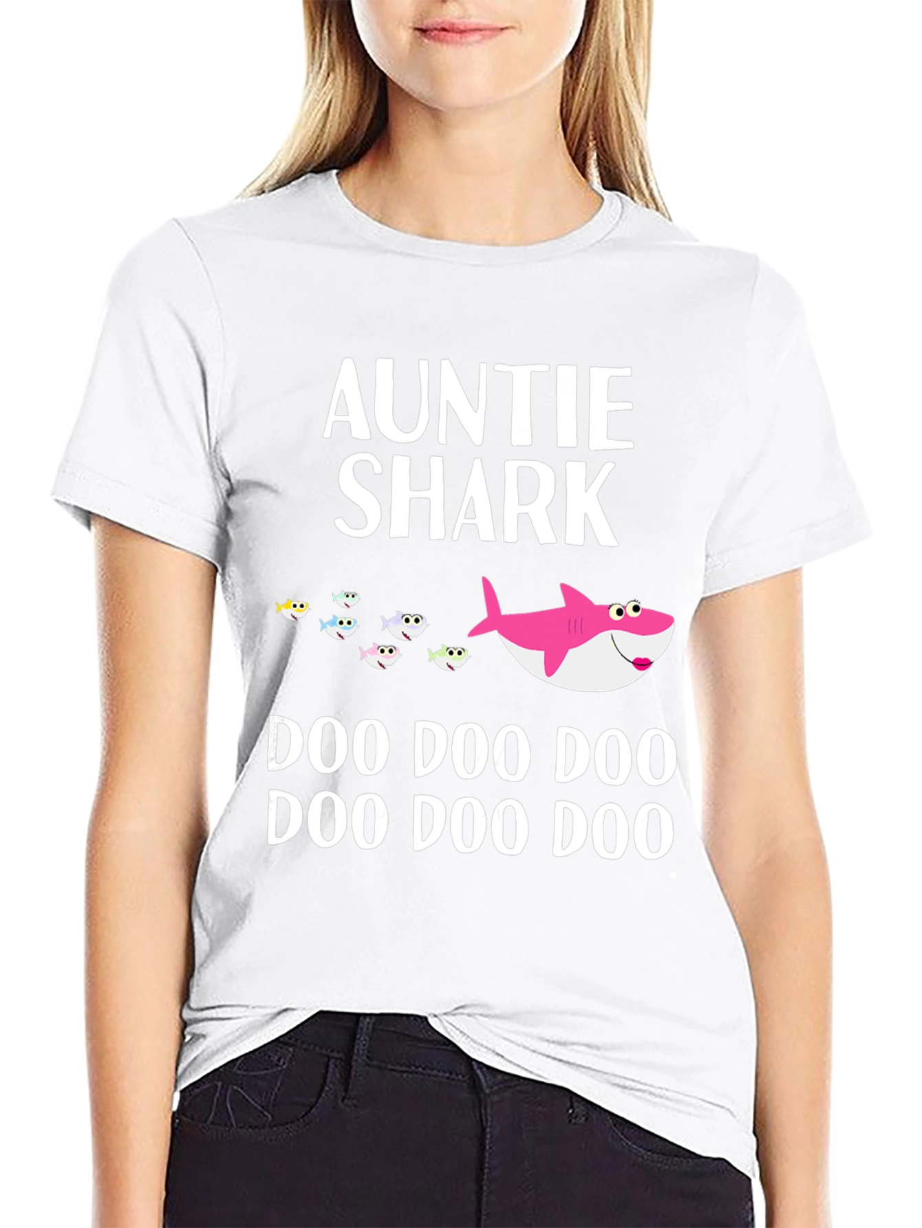 Auntie Shark Doo Doo Doo T-Shirt