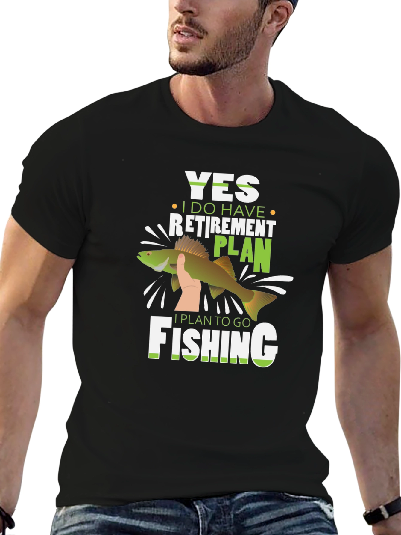 Retirement Plan Fishing T-Shirt