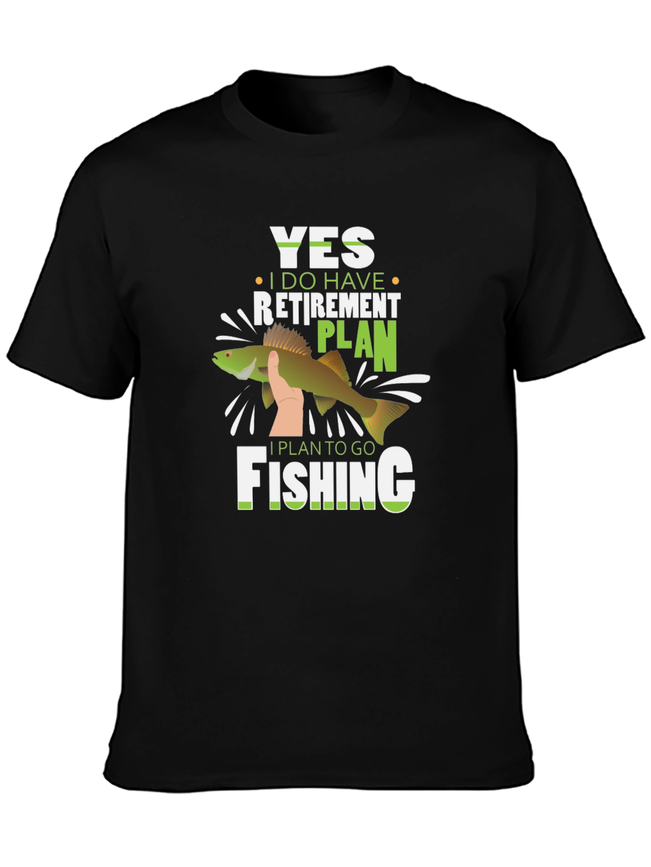 Retirement Plan Fishing T-Shirt