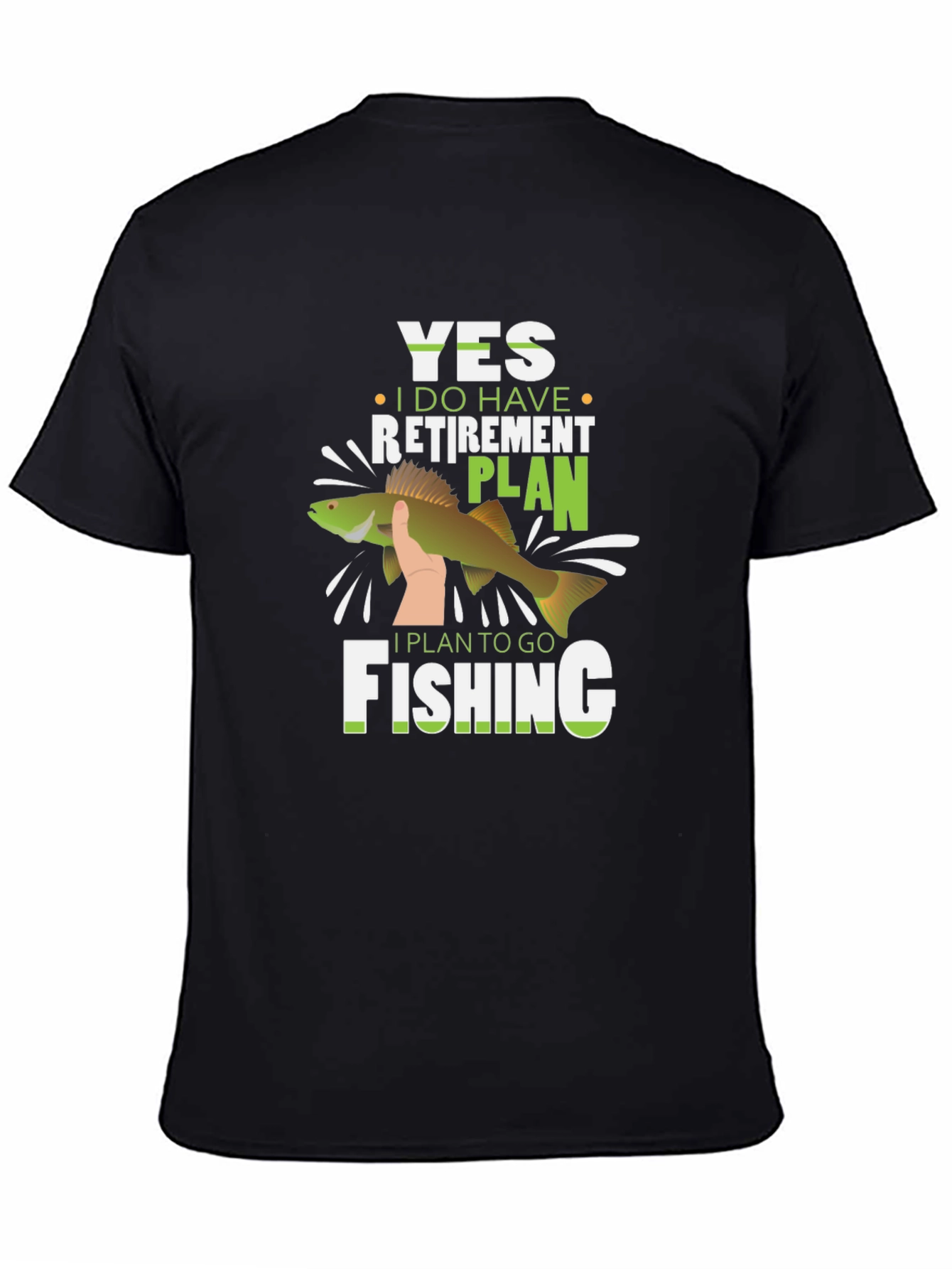 Retirement Plan Fishing T-Shirt