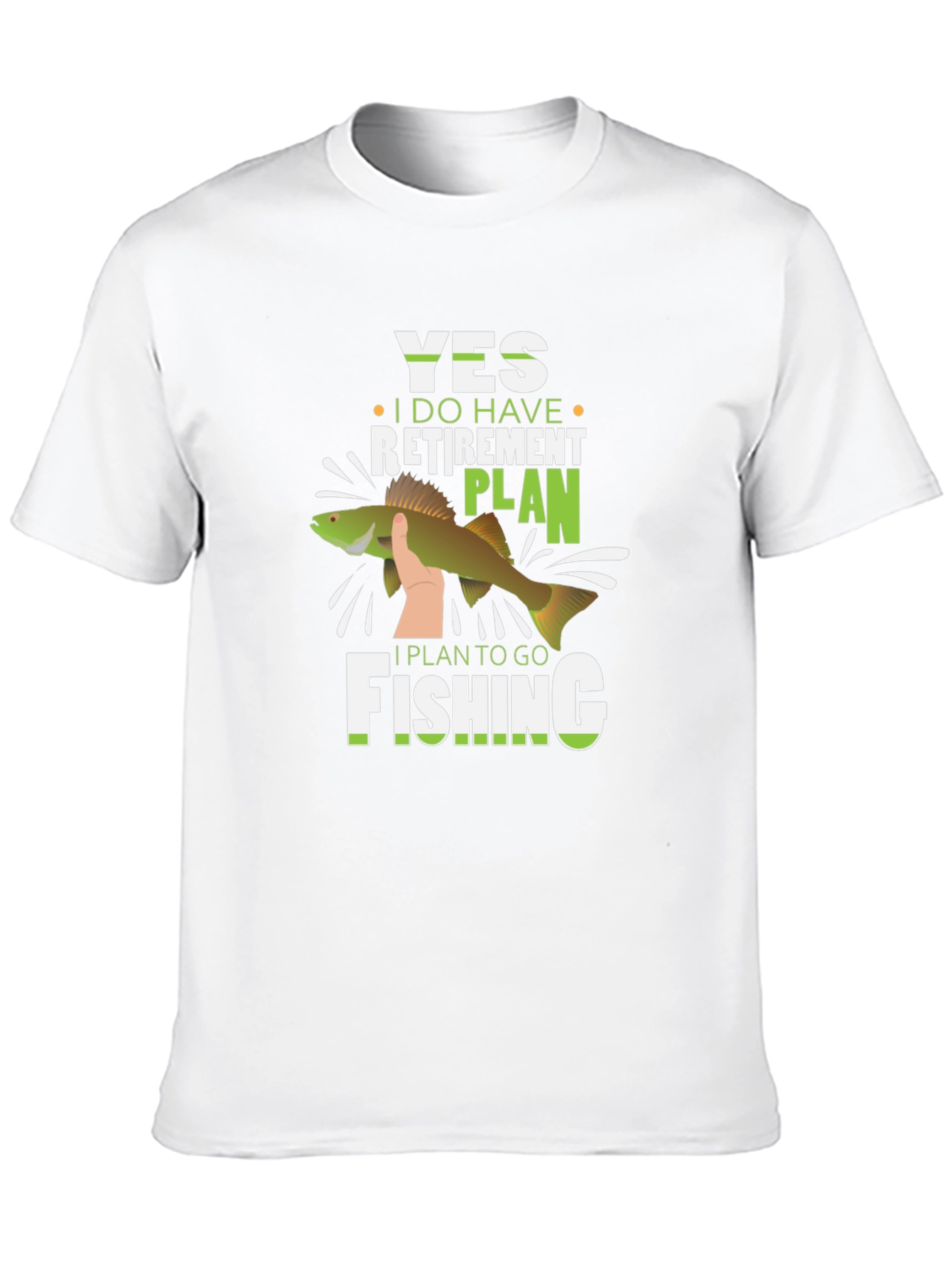 Retirement Plan Fishing T-Shirt