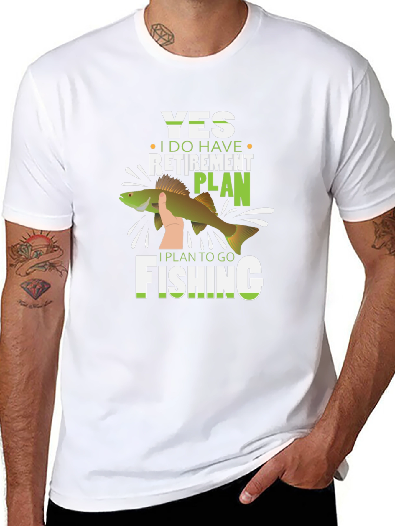 Retirement Plan Fishing T-Shirt