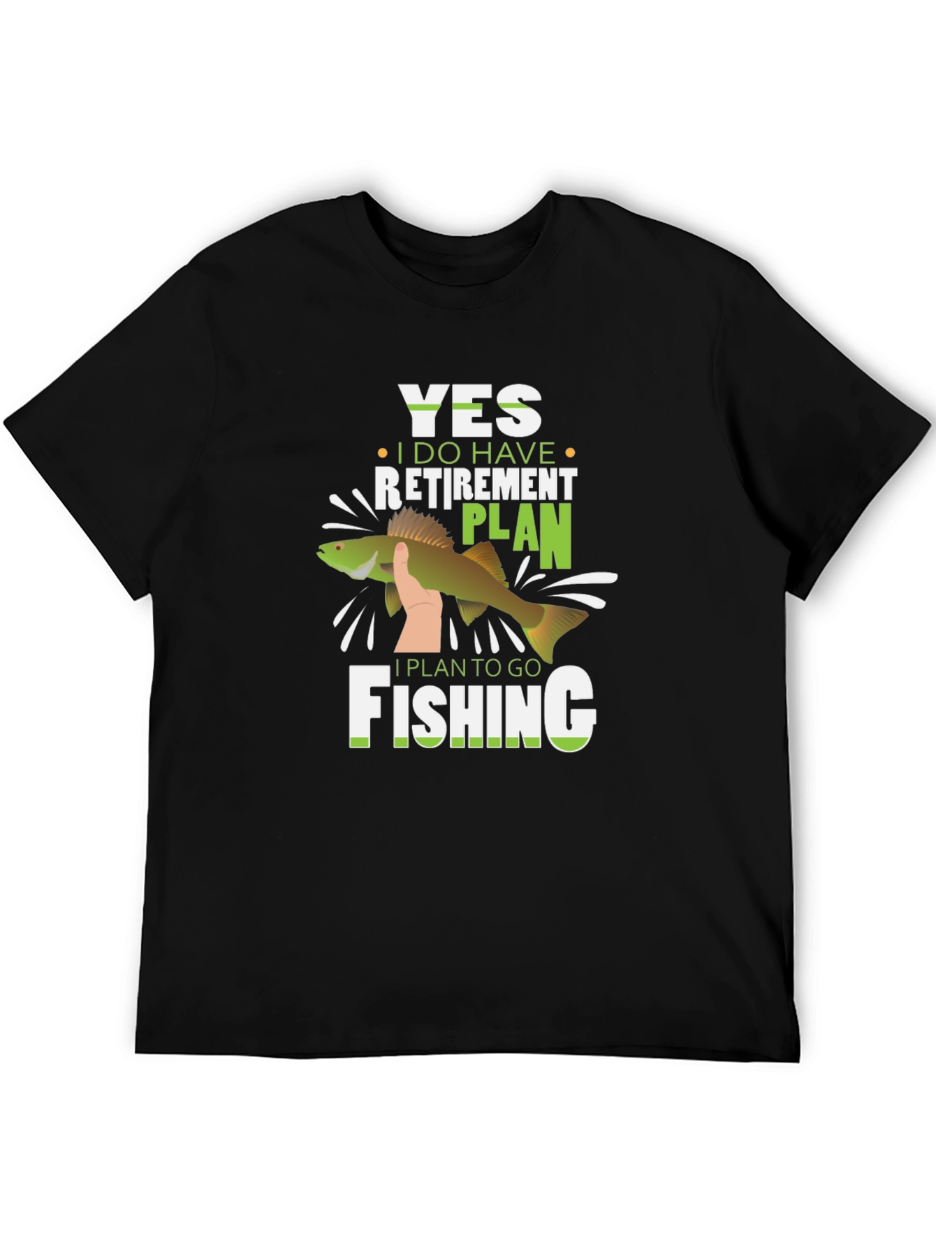 Retirement Plan Fishing T-Shirt