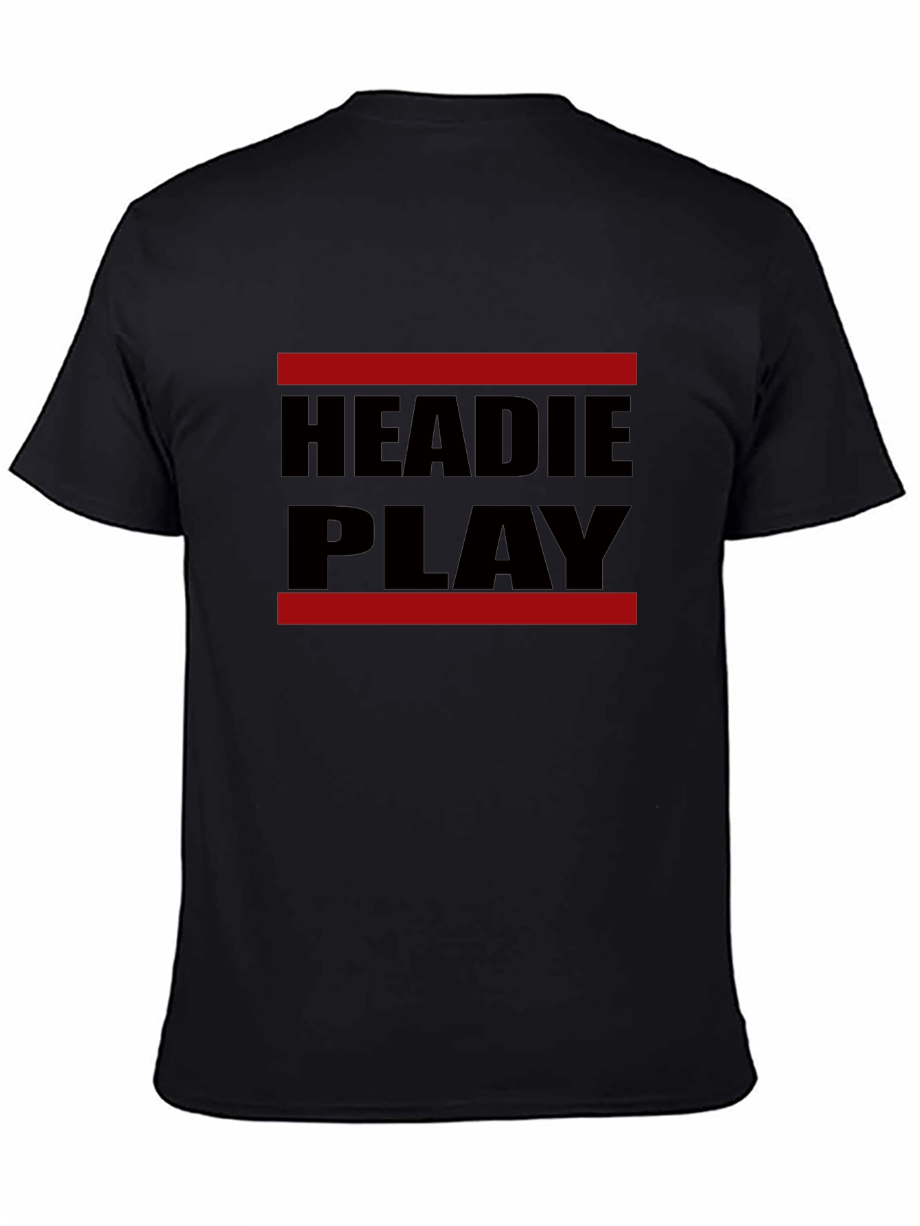 Headie Play Graphic T-Shirt - Black