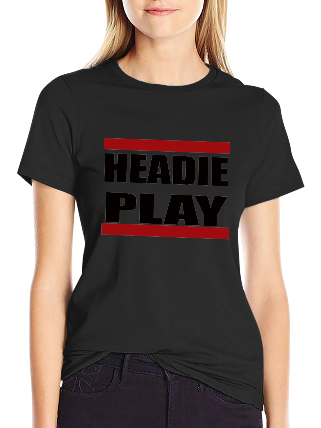 Headie Play Graphic T-Shirt - Black