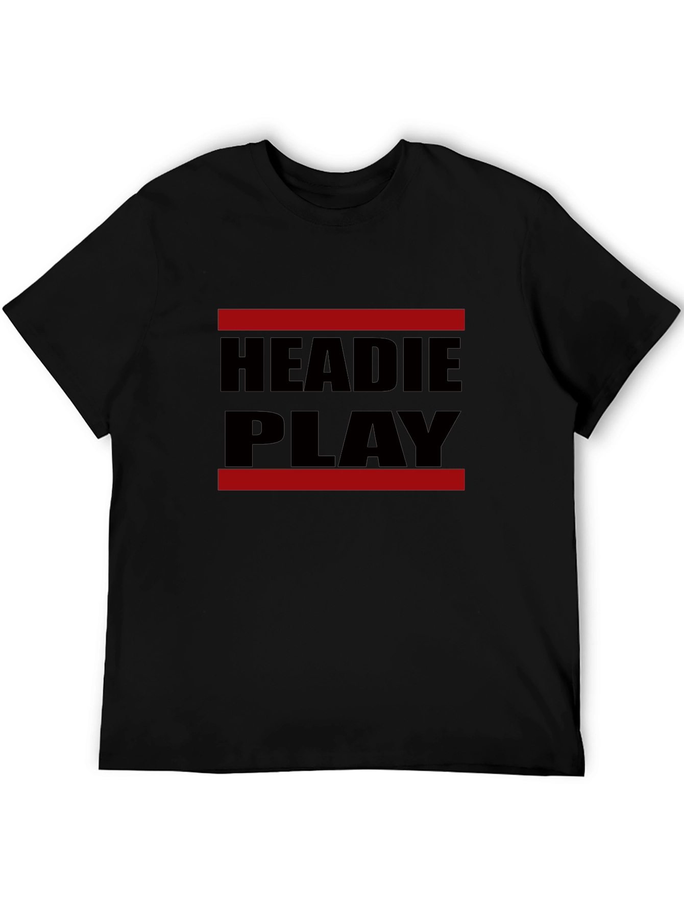 Headie Play Graphic T-Shirt - Black