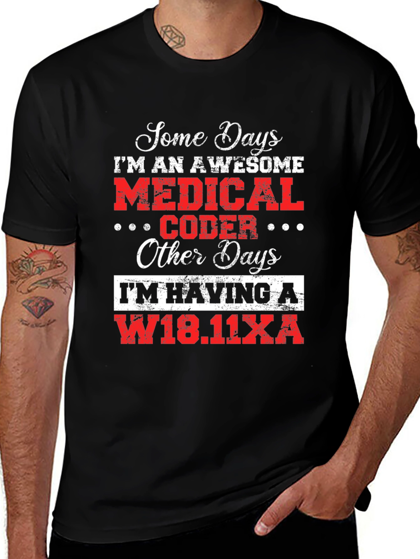 Awesome Medical Coder T-Shirt - Funny Coding Tee