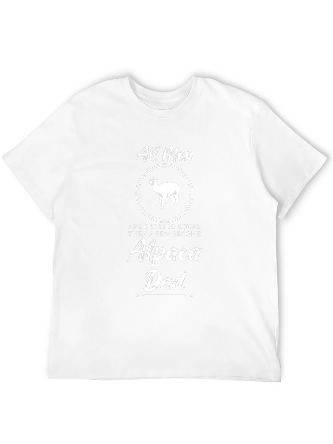 Alpaca Dad Graphic T-Shirt - Mens Black Tee