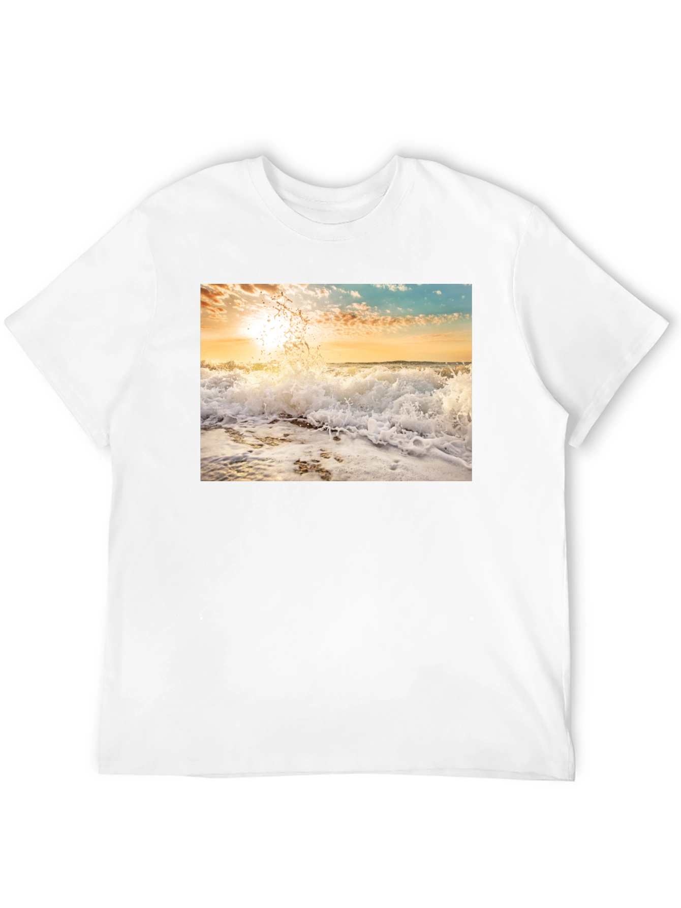 Ocean Wave Black T-Shirt